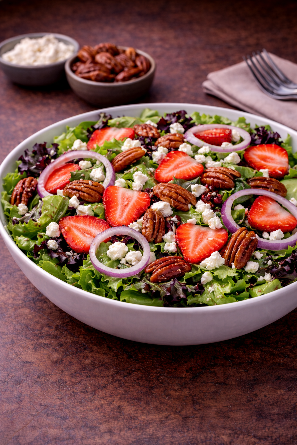 Strawberry Pecan Salad