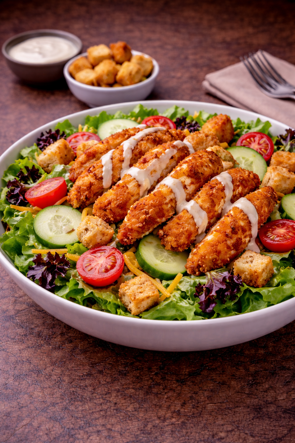 Crispy Chicken Salad